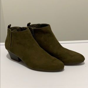 Olive Ankle Boots